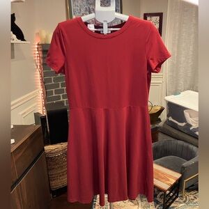 Casual Summer Red Mini Dress